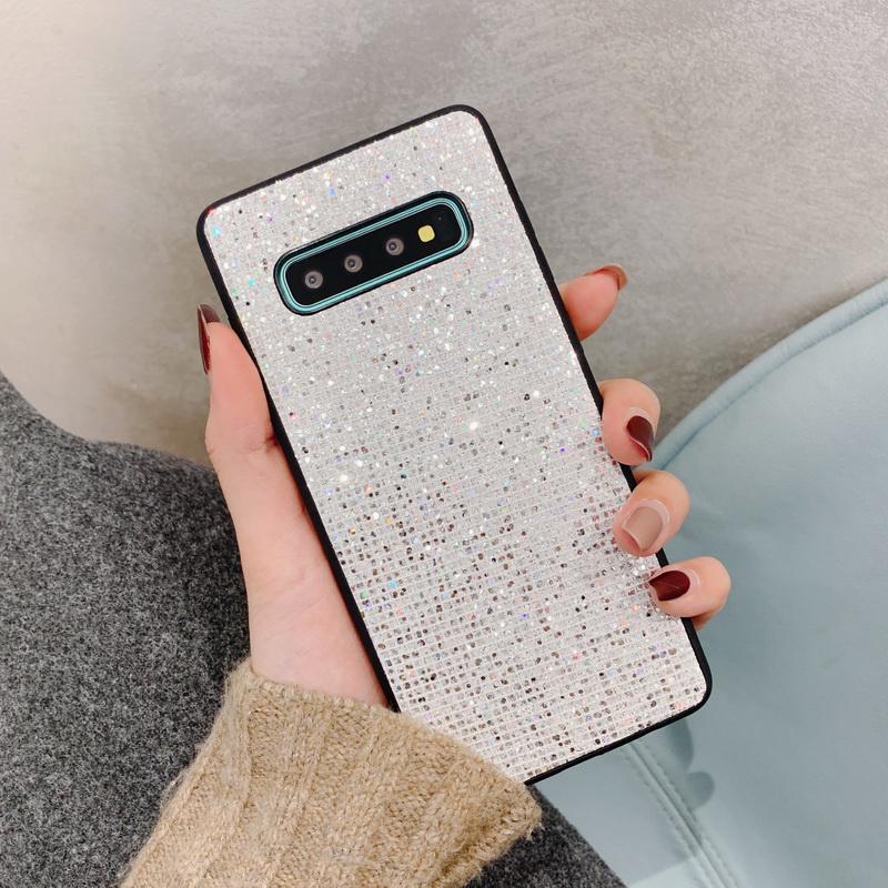 Для Samsung A13 A14 A15 A16 A23 A33 A53 A73 Redmi Note 13 12 11 Pro 12S Huawei iPhone роскошный блестящий блестящий жесткий ПК + мягкий TPU противоударный чехол для телефона