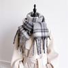 Luxury Winter Scarf for Women Warm Cashmere Solid Pashmina Shawl Female Soft Elegant Lady Poncho Chuncky Bufanda Tassel Echarpe