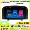Автомобильный видеоплеер Toyousonic для Hyundai Sonata NF 2004-2007, GPS-навигация, встроенный DSP, CarPlay, автомагнитола, головное устройство Android
