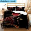 Eagle And Moon Symbolism 3pcs Bedding,Including 1pc Duvet Cover And 2pcs Pillowcases Perfect for Christmas,Ideal for Bedroom, Dormitory