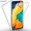 Прозрачный чехол-двойной протектор для Samsung Galaxy A51 A71 A31 A21S A10 A50 A70 A30s, чехол на 360 градусов
