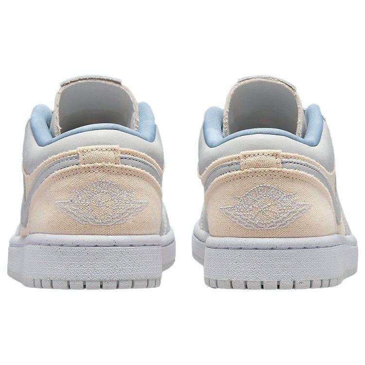 Jordan 1 Низкий Холст Ирис Шепот Парус Женский DQ4151-500