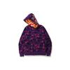 Худи с капюшоном на молнии Bape Color Camo Shark Wide Full Zip Double Hoodie 1G30-115-006