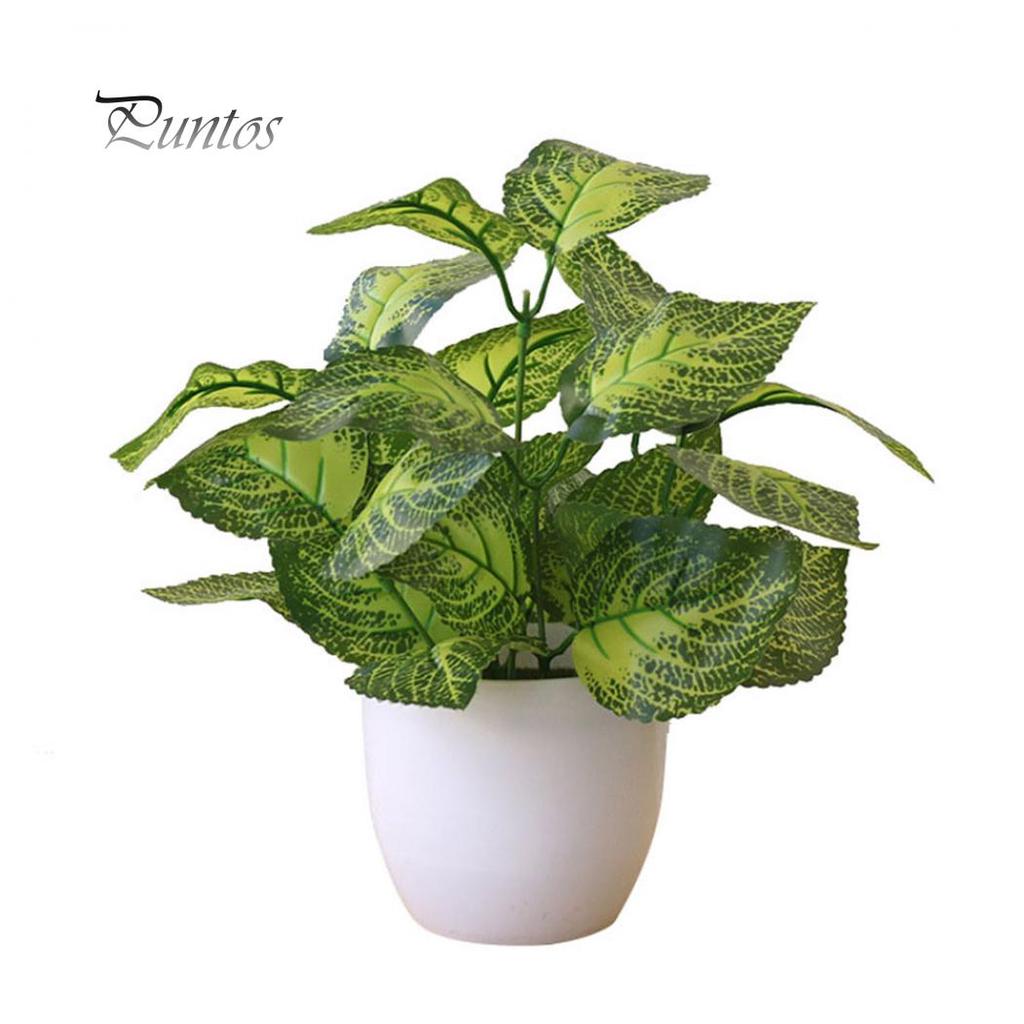 Предметы домашнего обихода Искусственная листва Растение Бонсай в горшке Свадьба Торговый центр Стол Офис