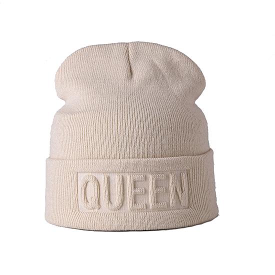 Зимняя шапка King Queen, шапочки, модная парная кепка в стиле хип-хоп, повседневная однотонная шапка для мужчин и женщин, теплая вязаная шапка, лыжная шапка с черепами