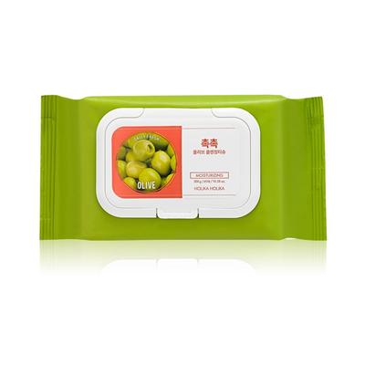 (1 + 1) Салфетки для очищения Daily Fresh Moist Olive 60 листов 300 г