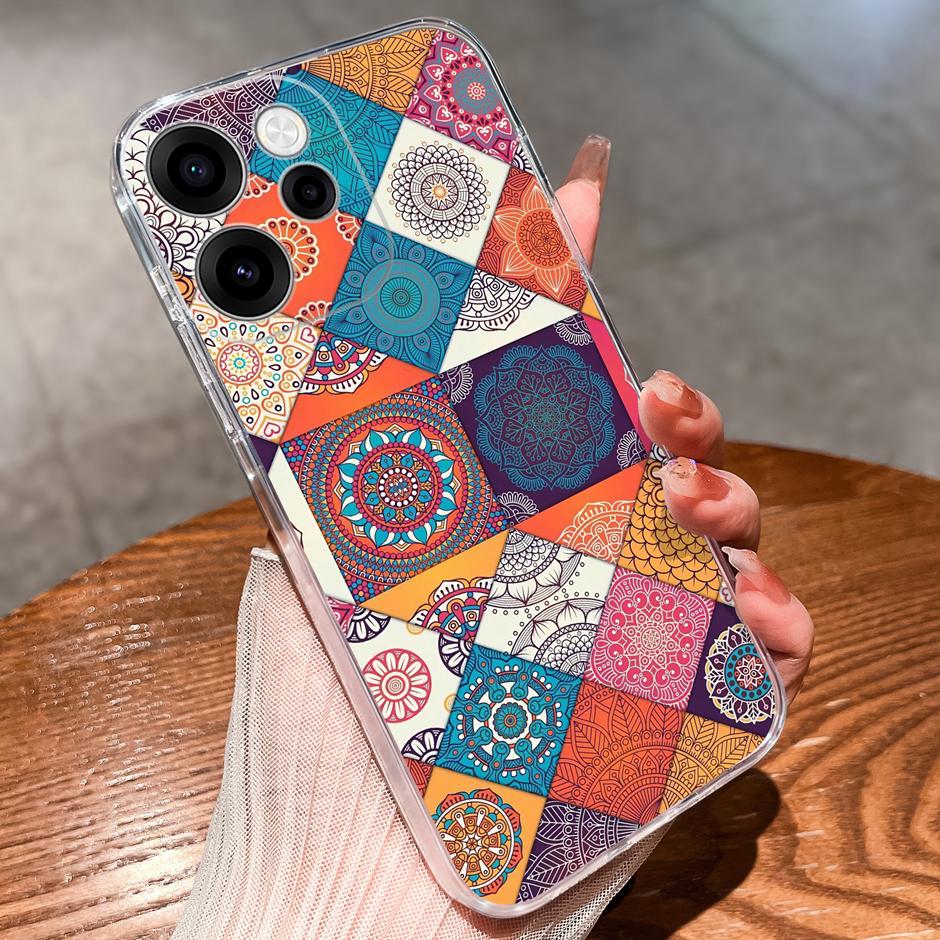 Чехлы Для OPPO Reno15 15F 15Pro Милая Девочка Сердце Любви Легкий Простота Мягкий Прозрачный Корпус Для Reno 15F 15 Pro Capa