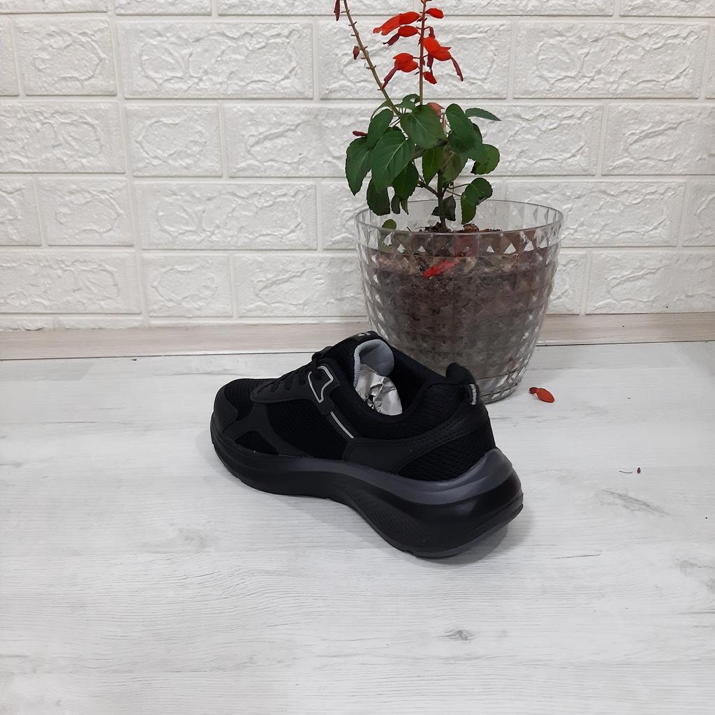 Kinetix Черно-черные легкие повседневные спортивные туфли Cıntıa Fuspet