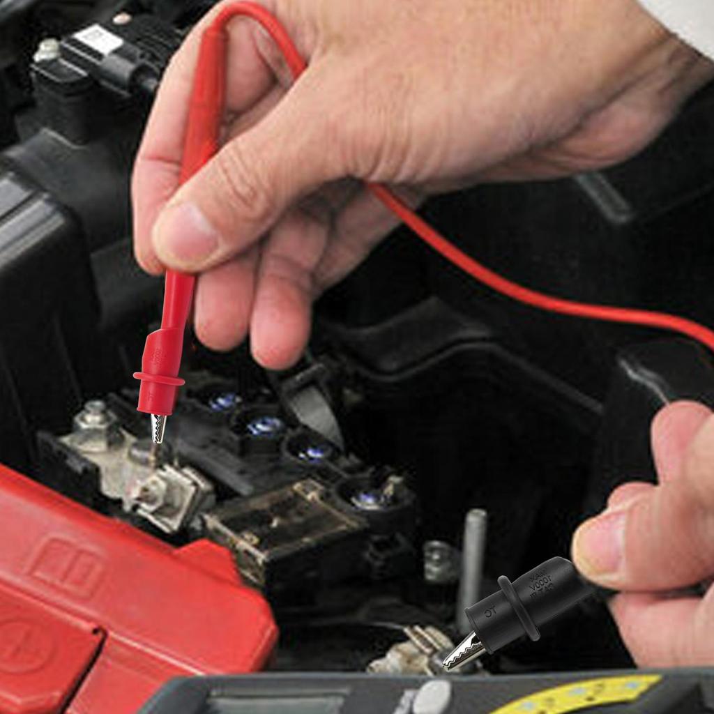 Insulated Test Probe Alligator Crocodile Test Clip Clamp Probe Crocodile Electrical Clamp Alligator Clip Test Probes