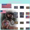 Патч Флаг США Вышитый Тканевый Патч На Липучке Наружный Декоративный Значок Для Одежды И Рюкзаков 8*5см