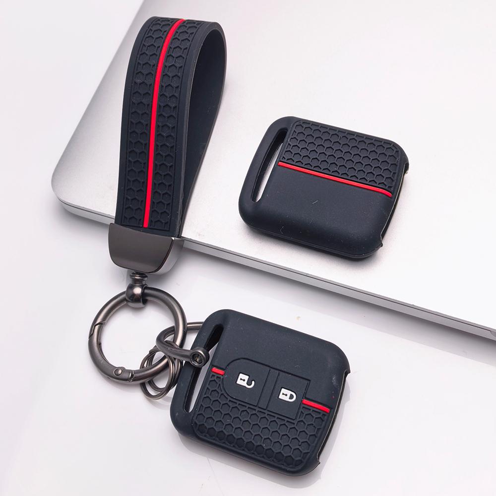 Чехол для брелока для Nissan Qashqai Micra Tiida Sunny Livina Sylphy с брелоком, устойчивая к царапинам поверхность, ударопрочная конструкция, текстура с мягким захватом
