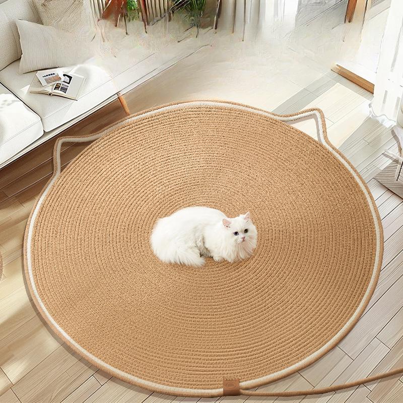 Пластина для защиты от царапин для кошек, износостойкая и не оставляющая перхоти, пластина для защиты от когтей для кошек, супербольшая круглая пластина для защиты от царапин для кошек, интегрированное гнездо для кошек