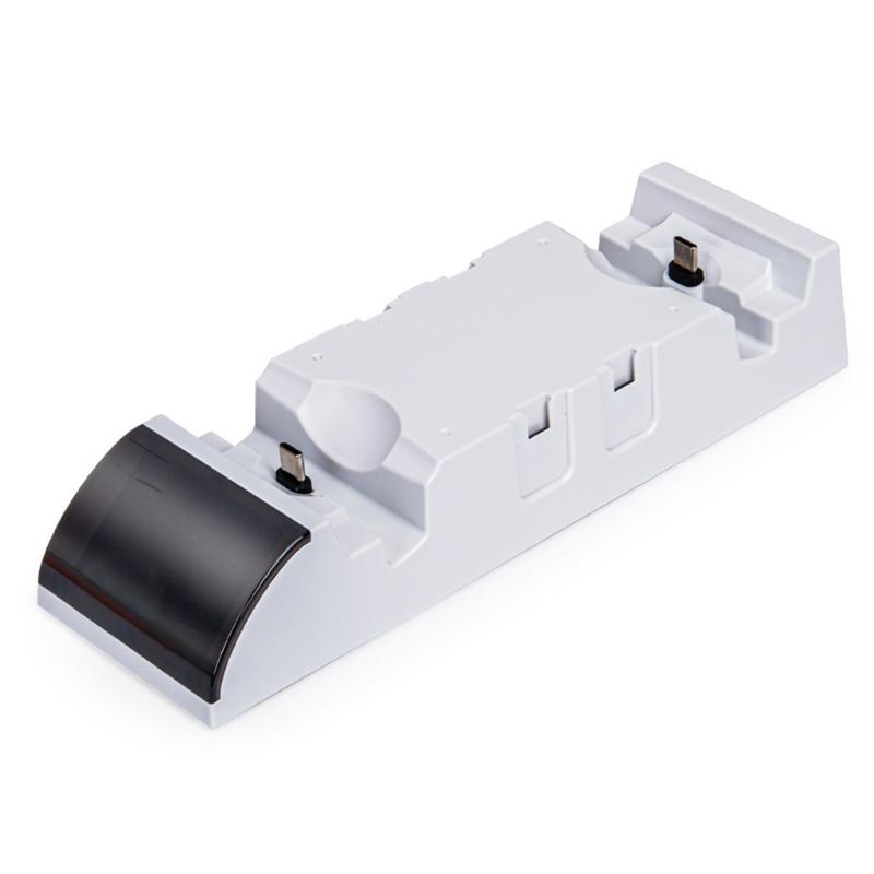 Multifunction Charging Station Dock Base for Controllers with LED Indication Light Space Saving Designing