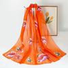 Женский весенний шифоновый длинный шифоновый шарф универсальный летний солнцезащитный шарф шаль