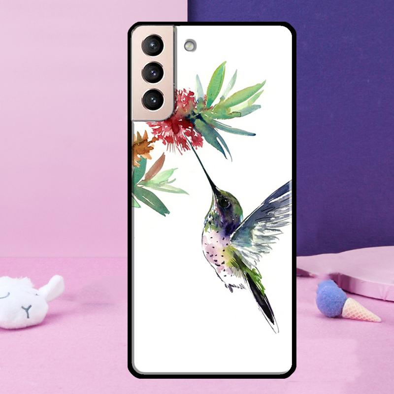 Чехол для телефона с колибри для Samsung Galaxy S25 Ultra S24 Ultra S9 S10 S20 S21 S22 Plus S23 S24 FE