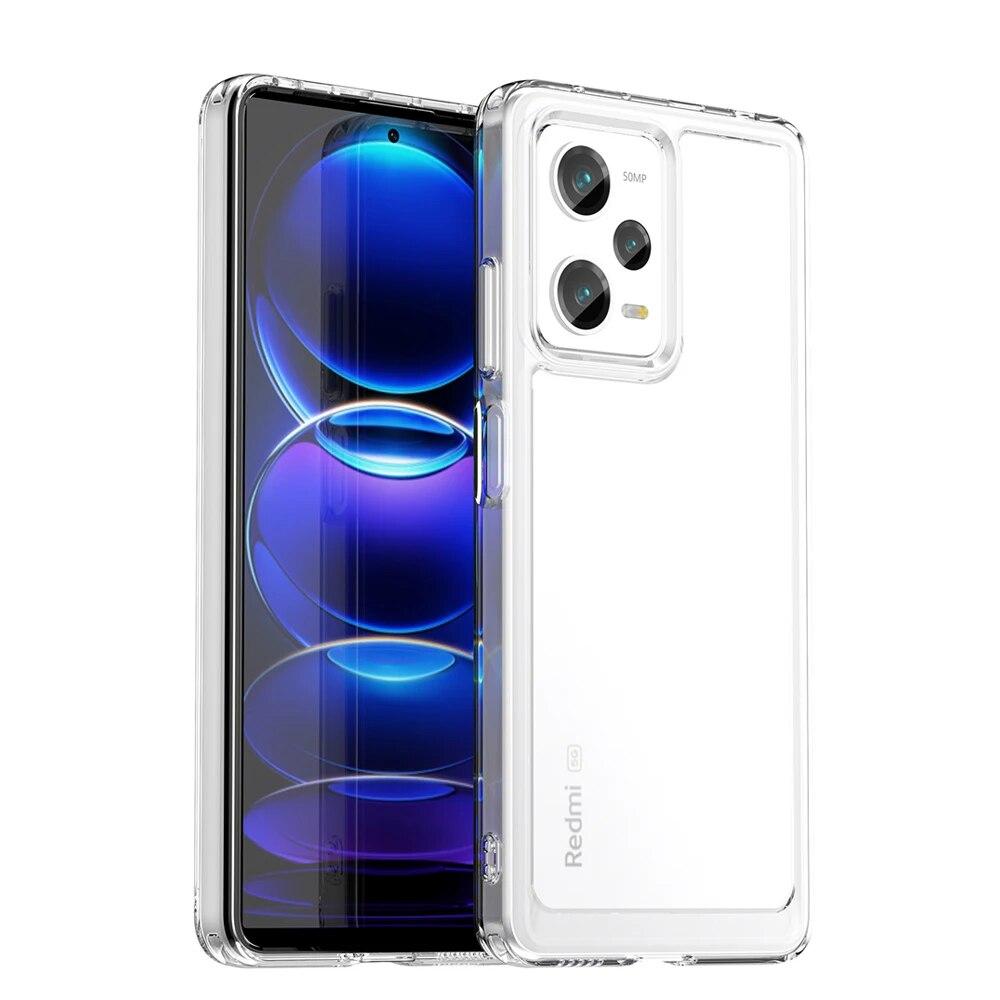 KEYSION Прозрачный противоударный чехол для Redmi Note 12 Pro + 5G 12S 11 Pro + 11S силиконовый чехол из ТПУ для телефона Xiaomi POCO X5 Pro 5G