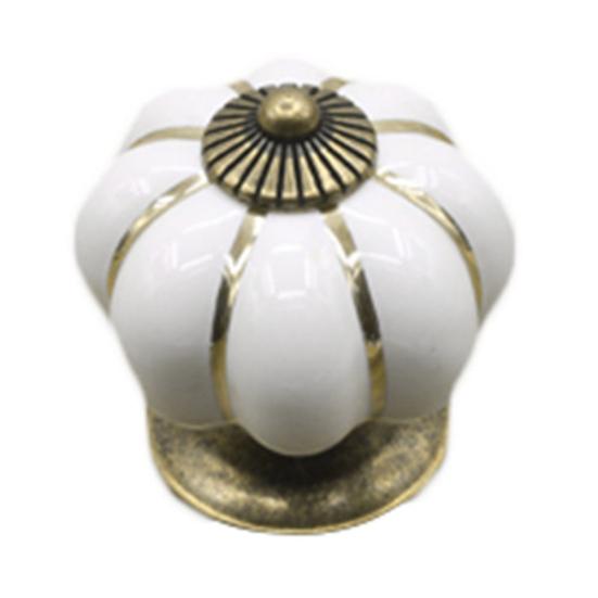 Ретро керамический тыквенный шкаф, дверной ящик, комод, ручка-ручка