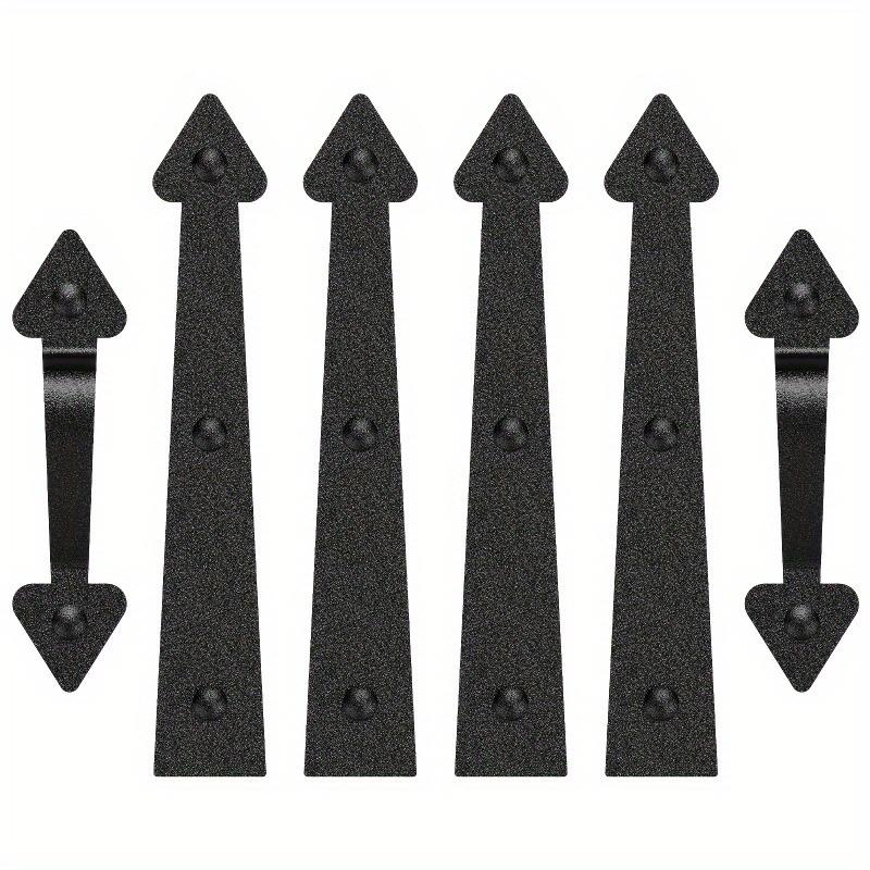 Магнитный комплект для гаражных ворот - прочные 4 шт. декоративные петли и 2 шт. классические ручки - простой в установке комплект для улучшения внешнего вида бордюра своими руками