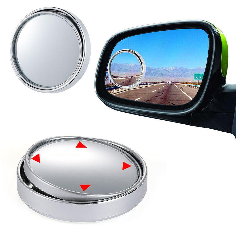 360 Degree Auto Small Round Mirror RearView Side Mirror Blindspot