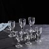 10ml/15ml Classic SGlass Transparent High Footed Wine Glass Luxury Bullet Cup Wine Utensils Baijiu Glass Party Bar Glassware
