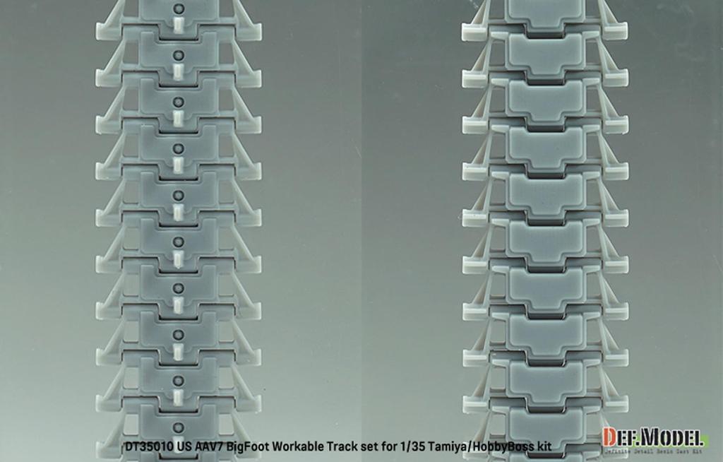 Дифференциальная модель Текущая американская амфибийная машина AAVP7 Big Foot Соединительная подвижная гусеница Hobby Boss Пластиковые детали модели DT35010 1/35 (Tamiya