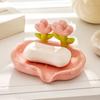 Cute Drain Soap Tray Plastic Soap Box Self Draining Soap Holder  Bathroom