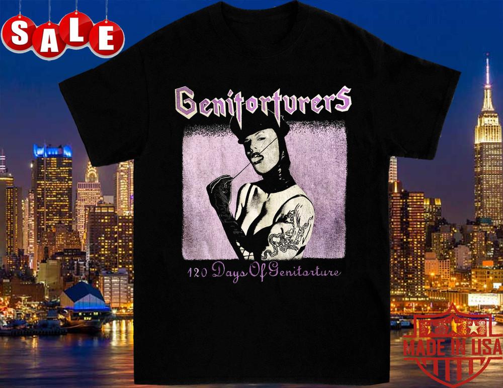 HOT Genitorturers band T Shirt Black Cotton Men SizeS-5XL black Unisex T-Shirt
