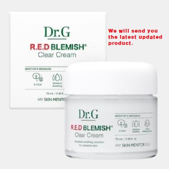 Dr.G Прозрачный успокаивающий крем Red Blemish 70 мл
