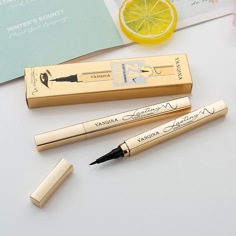 4D черная подводка для глаз, водостойкая жидкая подводка для глаз, косметическая ручка, долговечная быстросохнущая подводка для глаз, карандаш для глаз