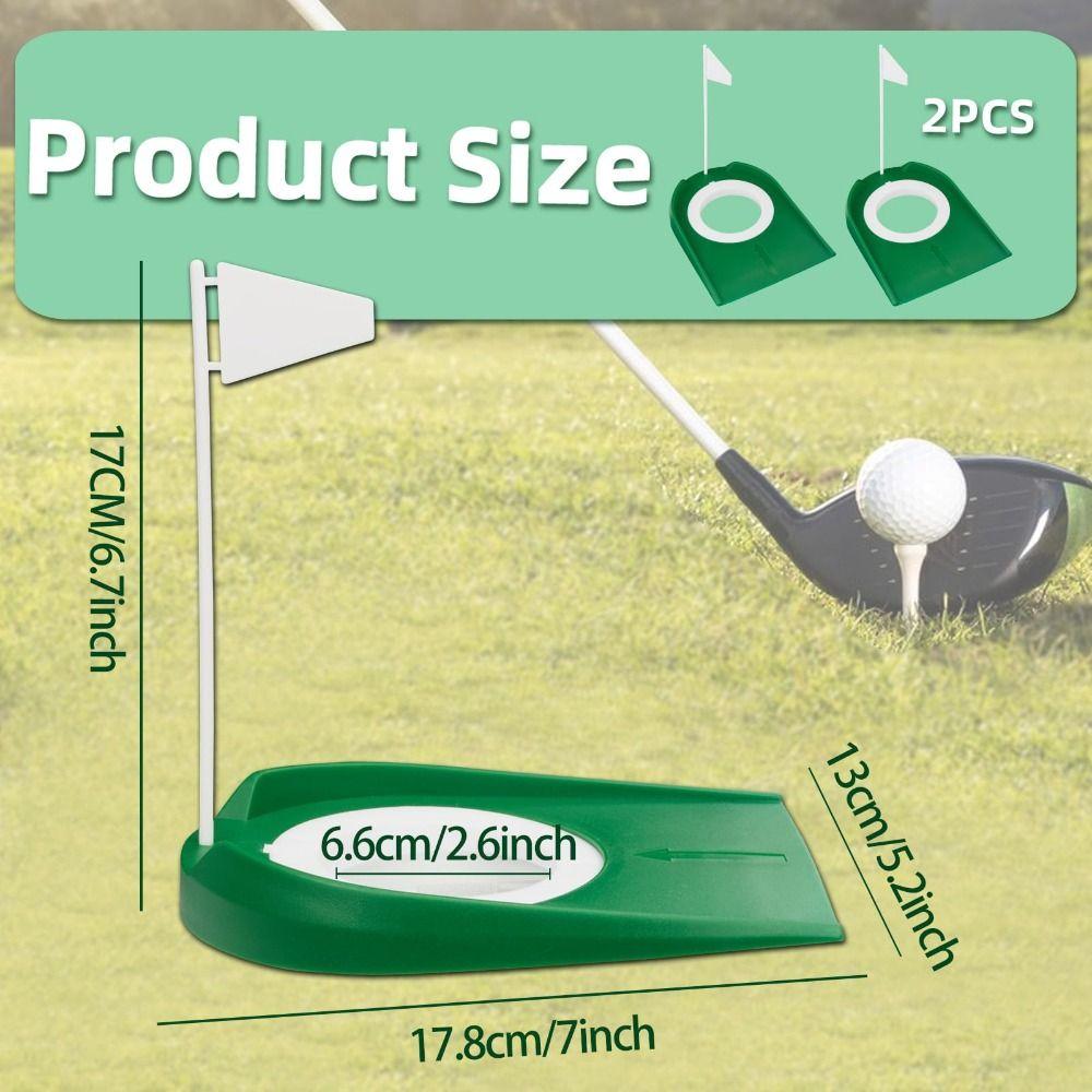 Easy Setup Golf Putting Cup Plastic Golf Training Aid Durable Putting Practice Cup Golf Training