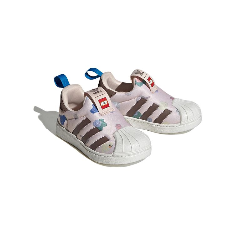 LEGO x adidas Superstar 360 I С принтом по всей поверхности - Wonder Quartz Детские кроссовки Розовый Земляной Синий-Королевский IF2169