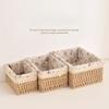 Плетеные корзины для хранения из имитации ротанга, органайзер для овощей, фруктов, настольных мелочей
