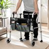 Folding Walker Bag with Cup Holder Walker Carry Storage Pouch Rollator Organizer Basket  Handicap