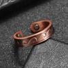 Ретро Волна Медное Магнитное Кольцо Креативное Открывающееся Ювелирные Аксессуары для Мужчин Женщин Мода Многофункциональное