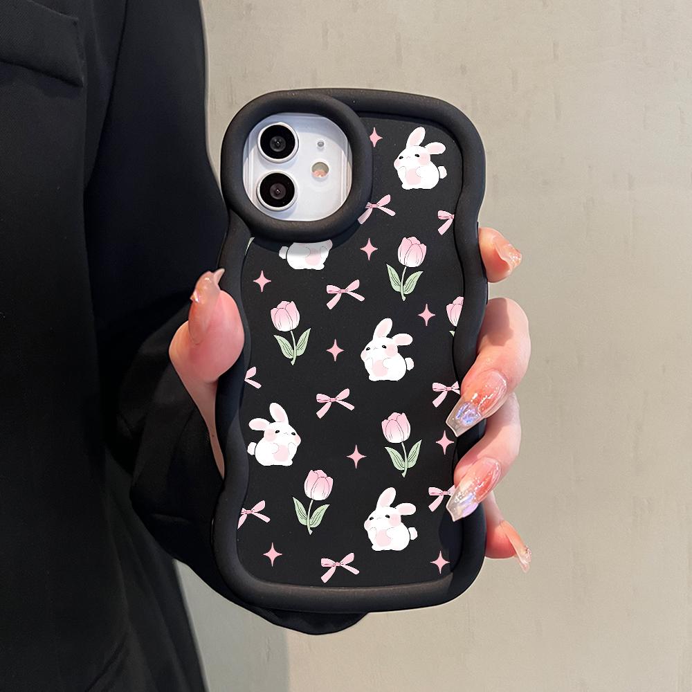 Чехол для телефона Macaron из мягкого силиконового материала с большой волной и кромкой, противоударный защитный резиновый чехол для iPhone Samsung Huawei Honor Xiaomi Redmi OnePlus Moto