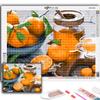 5D DIY Алмазная картина, вышивка крестиком, фрукты и десерты, Алмазная вышивка, мозаика, настенное украшение для дома
