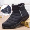 Fashion Winter Men Ankle Snow Boots Waterproof Non Slip Shoes for Men Casual Keep Warm Plush Plus Size Couple Footwear Chaussure Homme