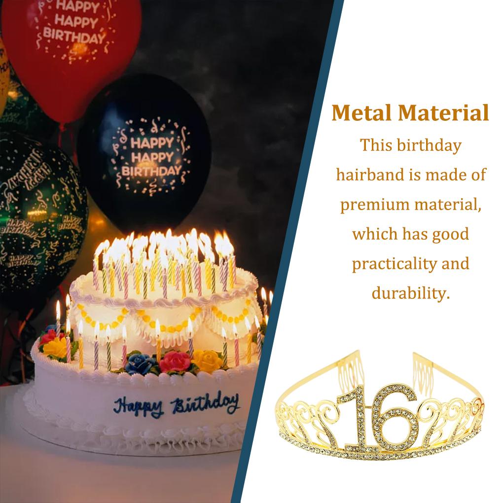 Повязка на голову для вечеринки по случаю дня рождения, Праздничный декор, Реквизит для украшения, Элегантное украшение для одежды, Принадлежности для вечеринок, Головной убор, Реквизит, Номер, Повязка для волос