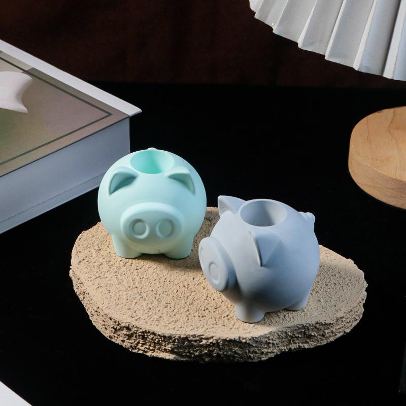 3D Свинка Герой силиконовая форма для свечей DIY милый пятачок гипсовая поделка форма для литья из смолы цемента ручной работы шоколад лед торт выпечка