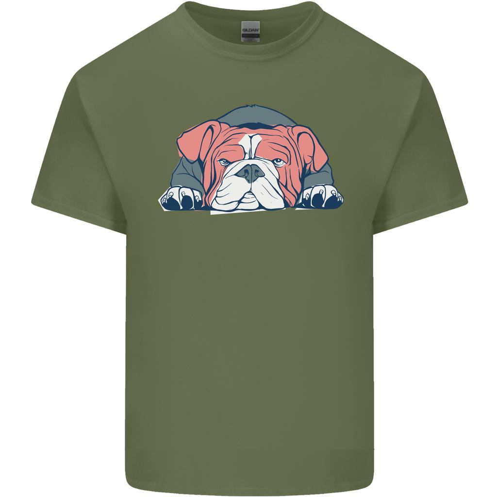 Dogs English Bulldog Unisexs Light Cotton TShirt