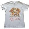 Queen Unisex Adult Classic Crest Cotton T-Shirt