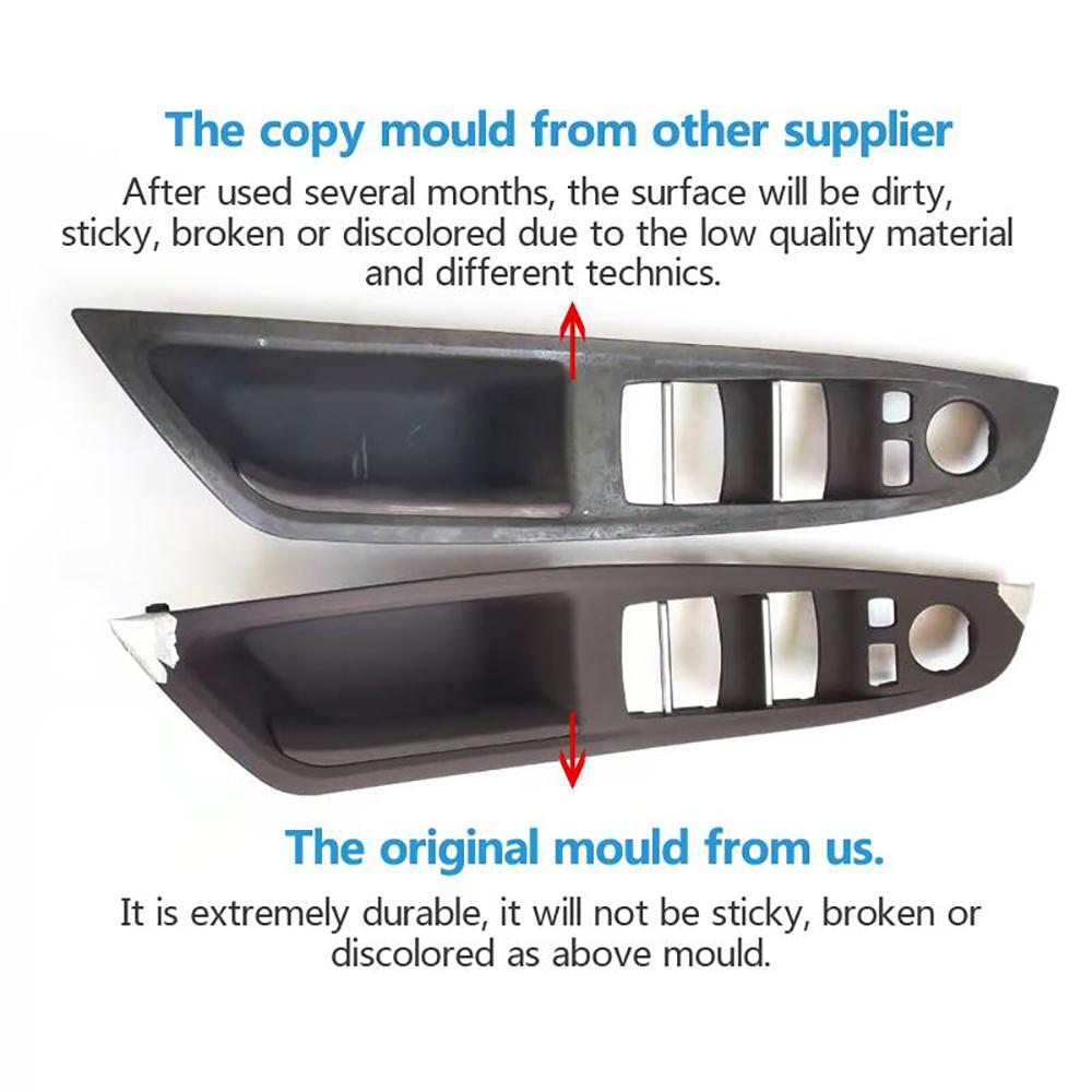 Right Hand Drive RHD Gray Beige Black Car Interior Door Handle Panel Pull Trim Cover for BMW 5 Series F10 F11 F18 520 523