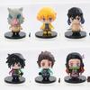 Anime Demon Slayer Figure Kamado Nezuko Kamado Tanjirou Agatsuma Zenitsu Hashibira Inosuk Pvc Action Figure Toys
