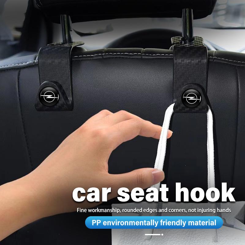 AAAYR1 Car Seat Back Headrest Hook Multi-functional Organizer Hanger Storage Holder For Opel Astra G J H Insignia Zafira Corsa D C