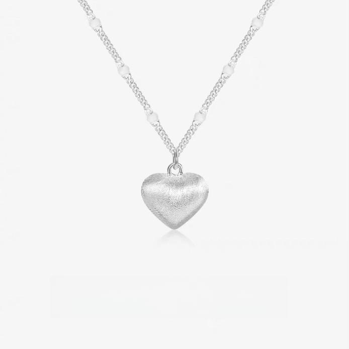 Ожерелье Love женское легкое роскошное нишевое дизайнерское чувство летний простой кулон в виде персикового сердца цепочка на ключицу