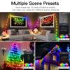 Рождественская RGB LED Гирлянда Bluetooth USB Питание Музыкальная Мечтающий Цвет Свет День Рождения Вечеринка Гирлянда Декор Сказочные Огни для Дома