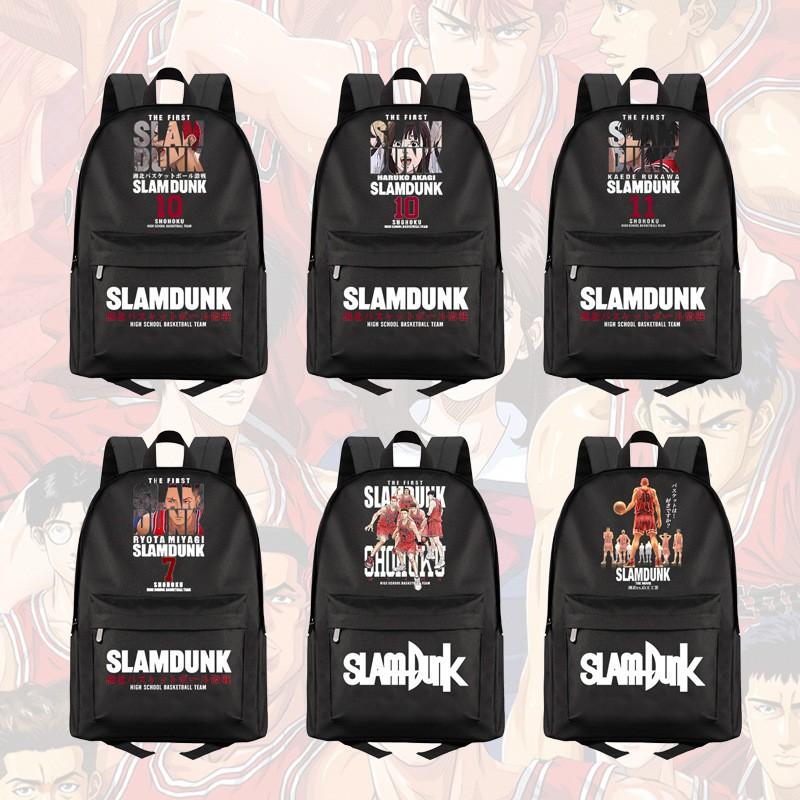 Slam Dunk Backpack Sakuragi Hanamichi Rukawa Kaede Anime School Bag Students