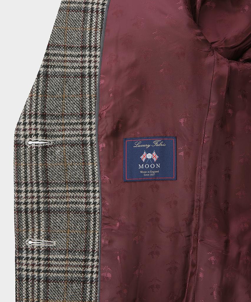 Brooks Brothers [Women'S] Lambswool Check Jacket (Beige) (Bbjswm3838Zef)