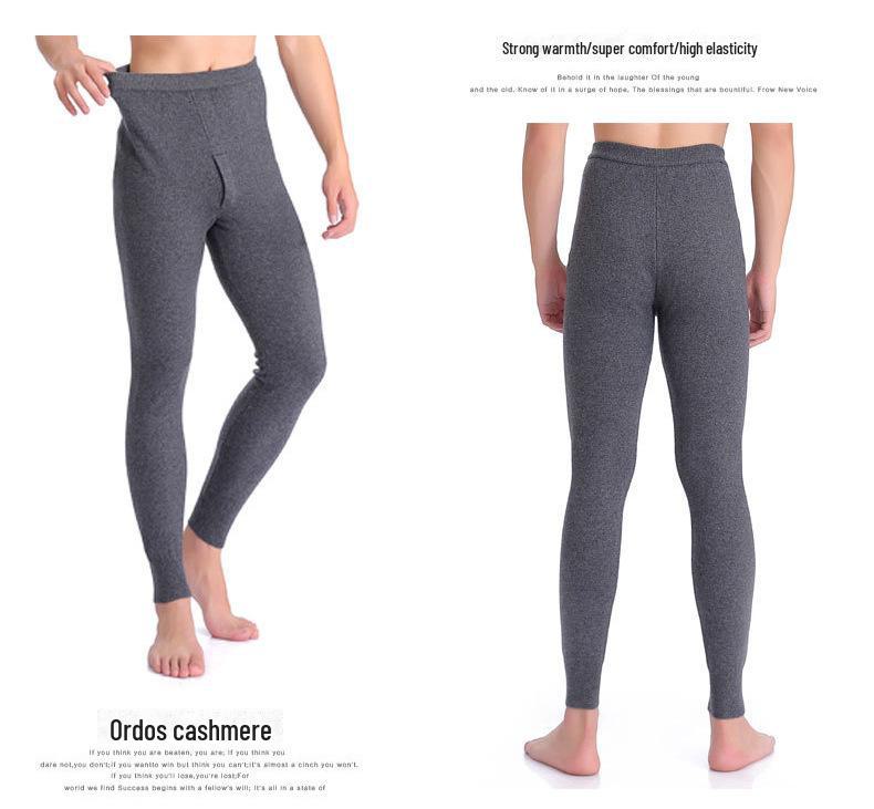 Мужские брюки из чистого кашемира – коллекция осень-зима: Повседневная, теплая, удобная, толстая шерсть для дома