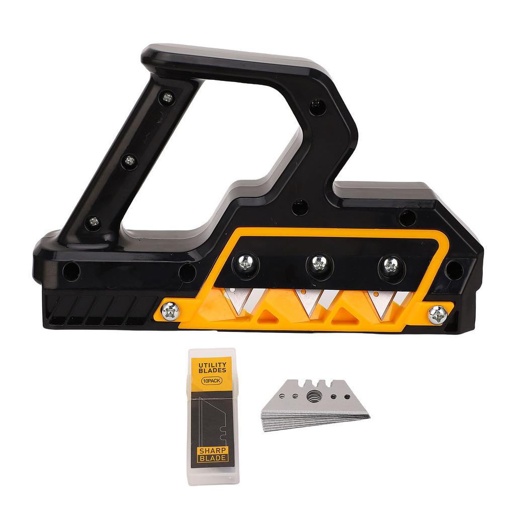 Рубанок для снятия фаски под углом 45 градусов, деревообрабатывающий рубанок для гипсокартона, кромочный триммер для гипсокартона с 10 лезвиями